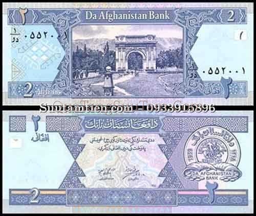 Afghanistan 2 Afghanis 2002 - 30K