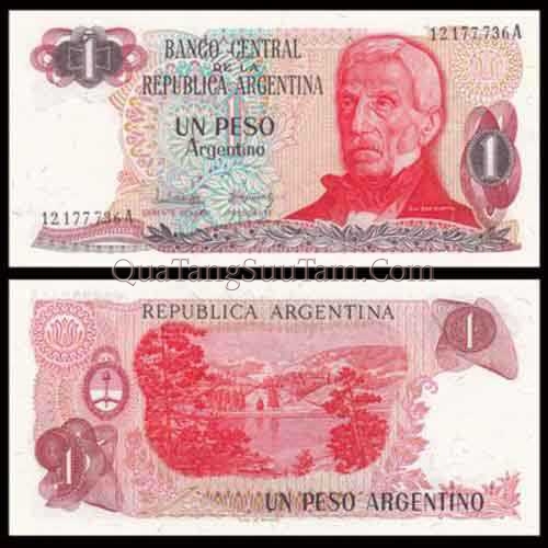 Argentina 1 Pesos, 1983-1984, P-311, UNC - 40k