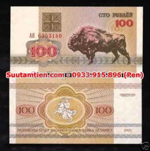 BELARUS 100 RUBLE 1992 - 25K